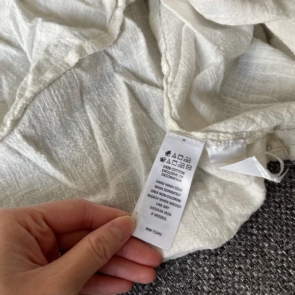 House of Harlow 1960 embroidery half sleeve blouse - Picture 6 of 8